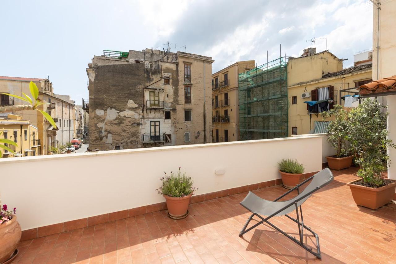 Апартаменти La Casa Del Cacciatore - Alloggio Con Terrazzo Палермо Екстер'єр фото